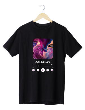 Melodic Waves Coldplay Men's T-Shirt