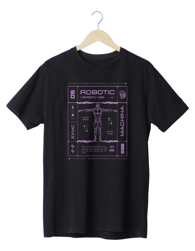 Cybernetic Blueprint Men’s T-Shirt
