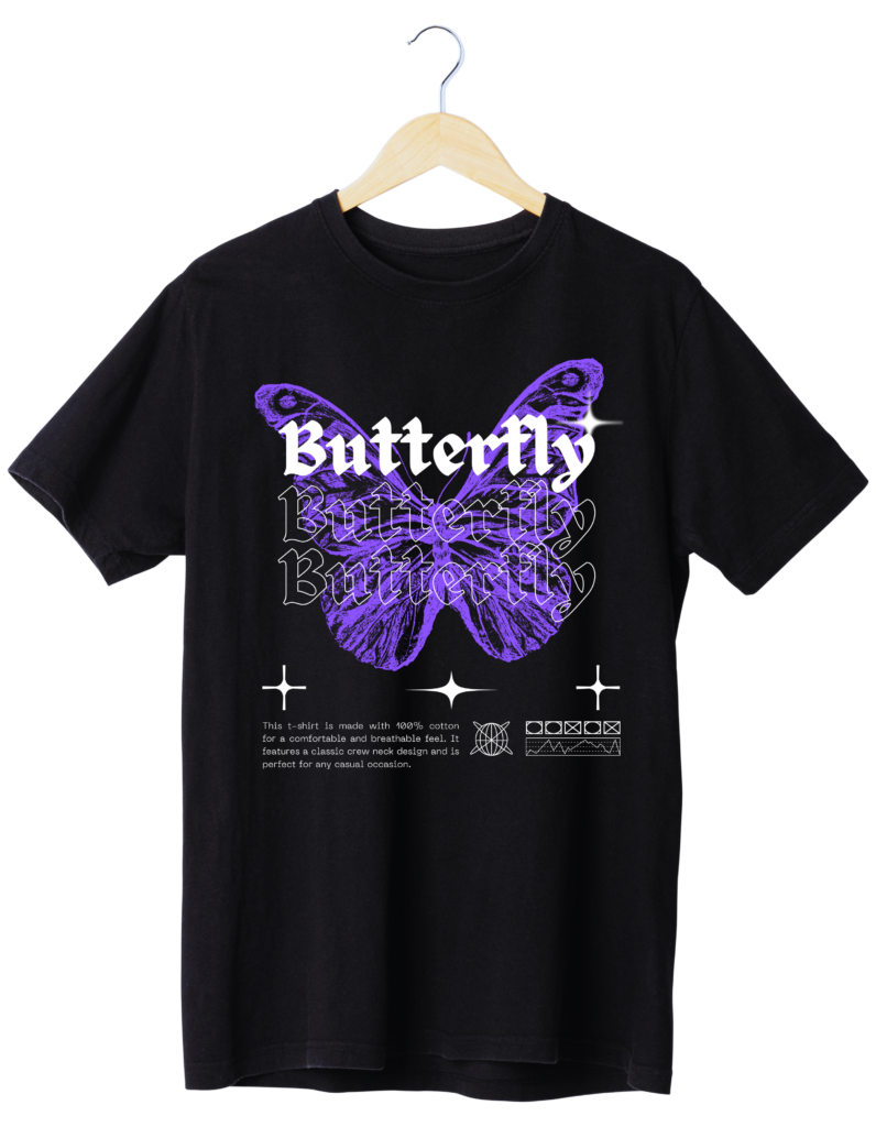 Lyrical Wings Butterfly Men’s T-Shirt