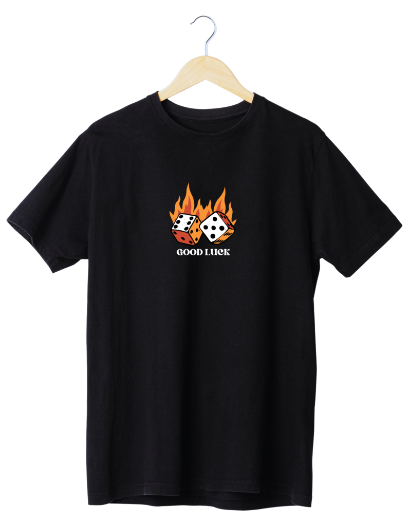 Fiery Fortune Good Luck Men’s T-Shirt