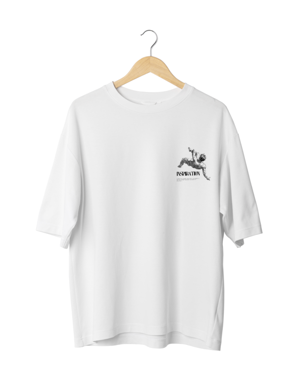 Inspiration Unisex White T-Shirt (Oversized)