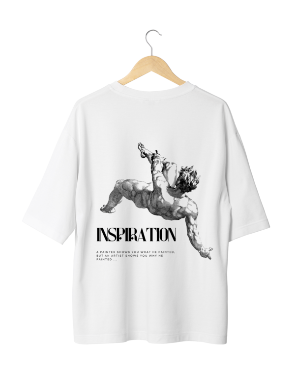 Inspiration Unisex White T-Shirt (Oversized)
