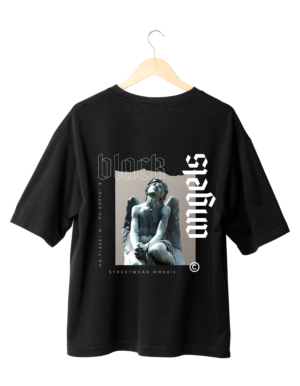 Urban Mythos Black Angels Unisex T-Shirt (Oversized)