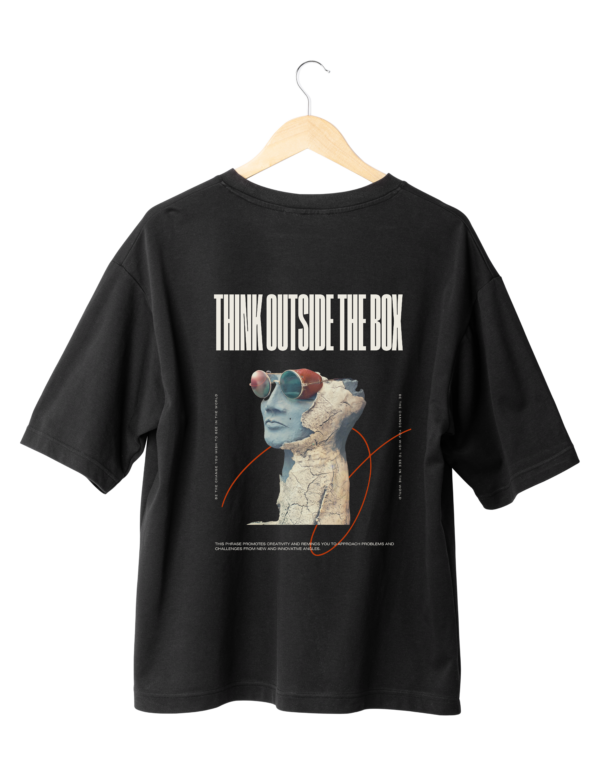 Think Outside the Box Unisex T-Shirt (Oversized)