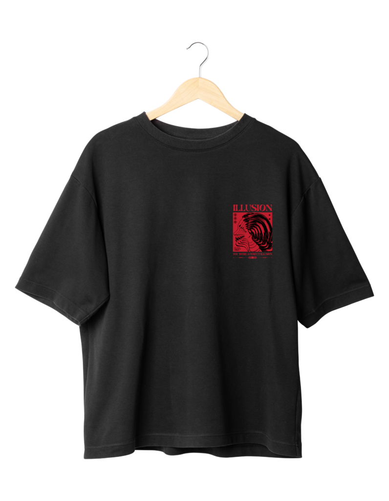 Mind’s Mirage Illusion Unisex T-Shirt (Oversized)