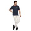 Men's Crew Neck T-shirt (Navy Blue)