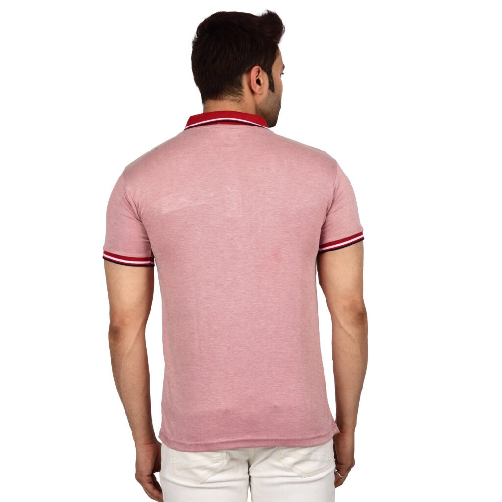 Men’s Polo T-shirt (Pink)