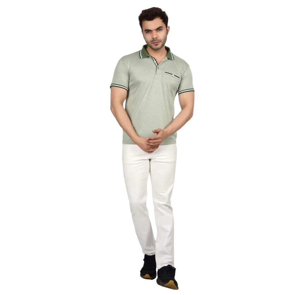 Men’s Polo T-shirt (Light Green)