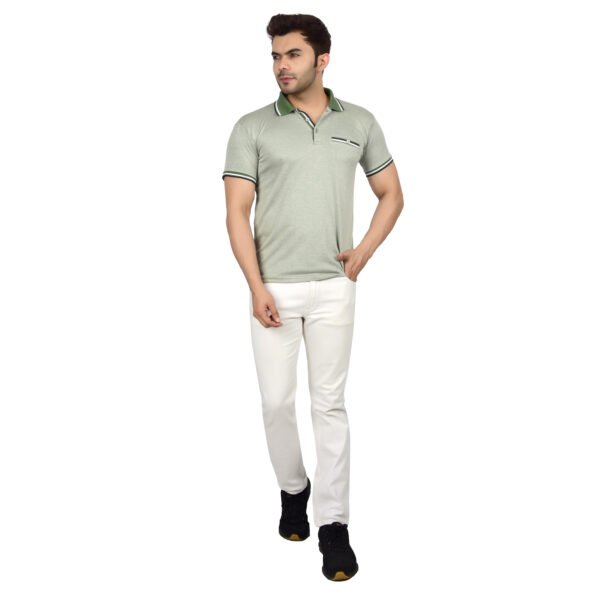 Men's Polo T-shirt (Light Green)