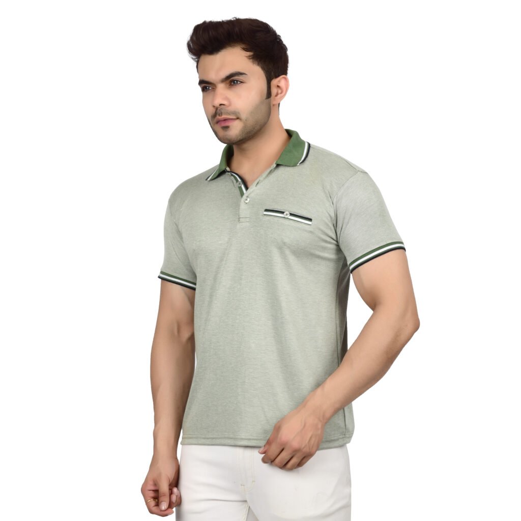 Men’s Polo T-shirt (Light Green)