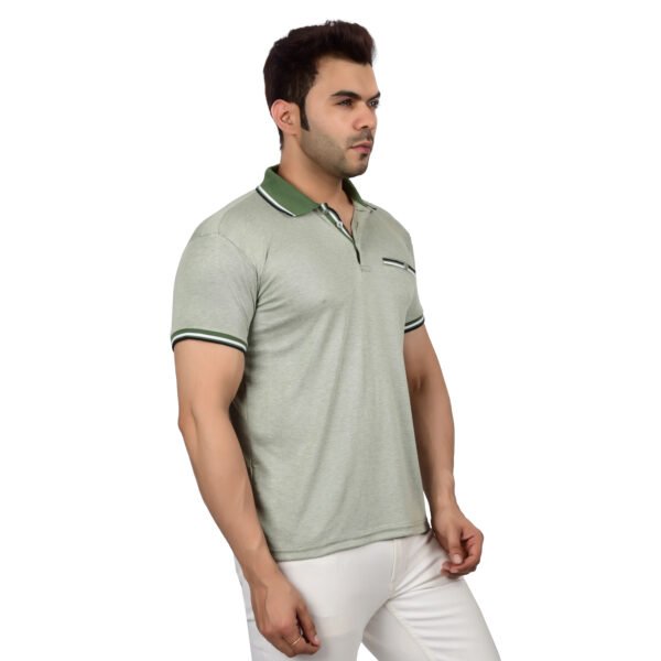 Men's Polo T-shirt (Light Green)