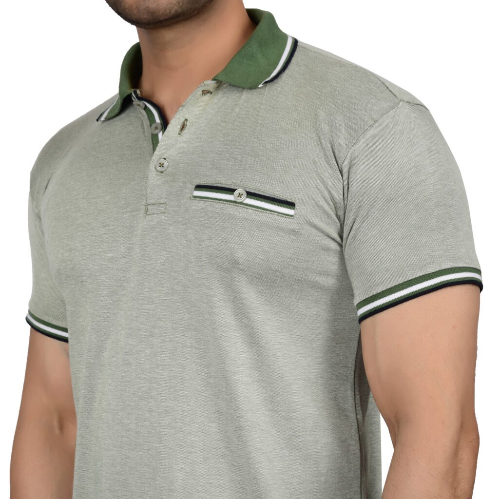 Men’s Polo T-shirt (Light Green)