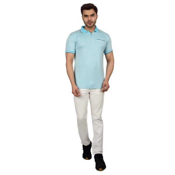 Men's Polo T-shirt (Blue)