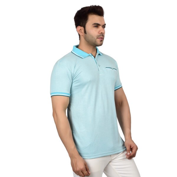 Men's Polo T-shirt (Blue)
