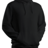Midnight Solid Black Hoodie
