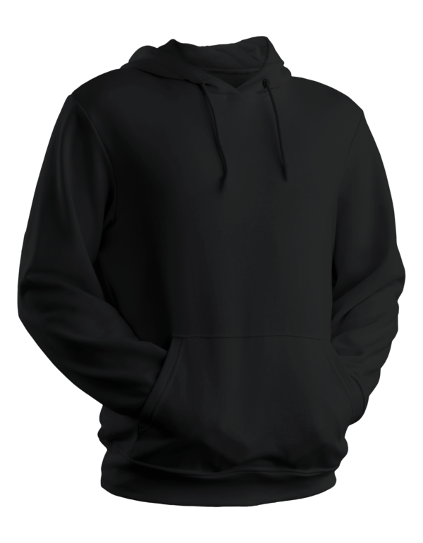 Midnight Solid Black Hoodie