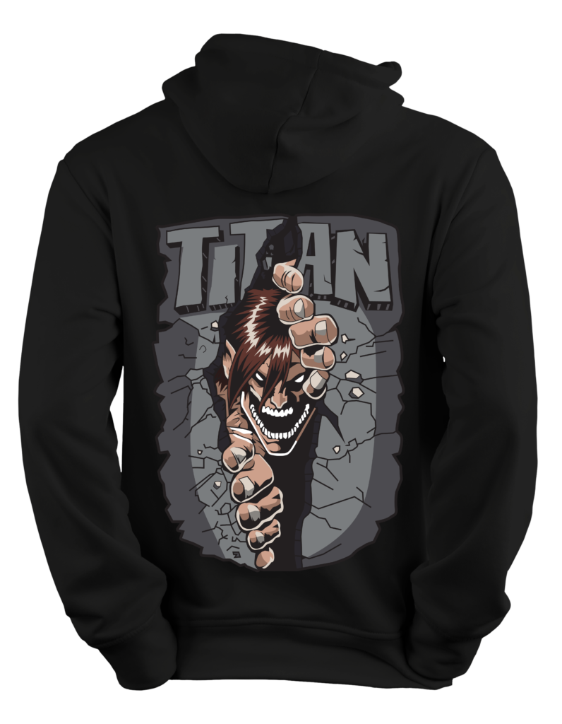 Titan Breakthrough Hoodie (Attack on Titan) Size – S, M,