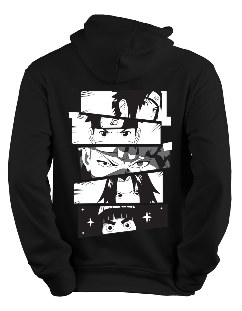 Ninja Gaze Hoodie (Naruto) Size – S,M,L