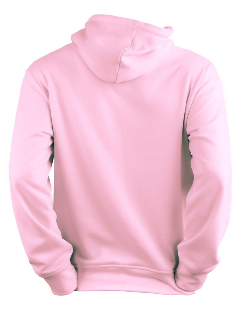Dusty Rose Solid Hoodie Anime