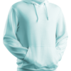 Skyline Solid Aqua Hoodie