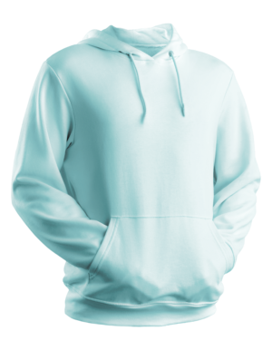 Skyline Solid Aqua Hoodie