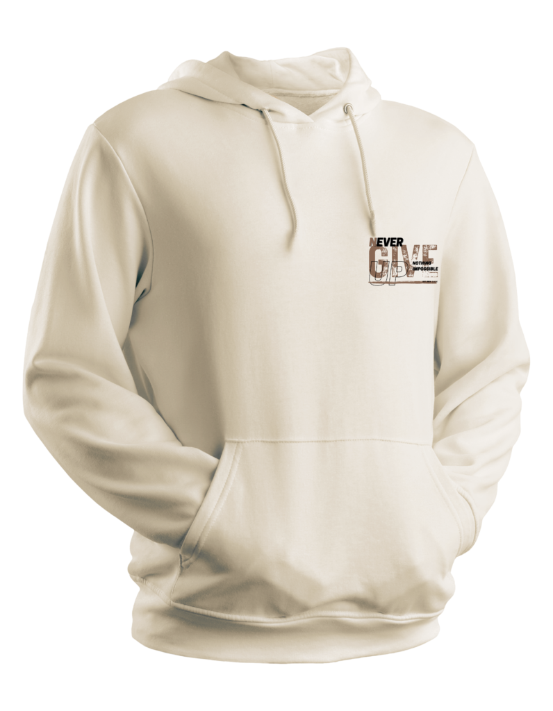 Never Give Up Hoodie – Regular Fit