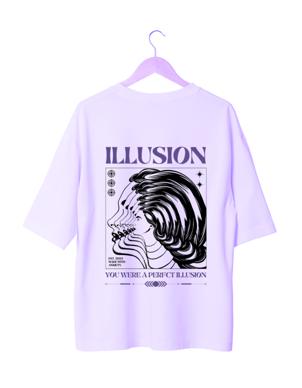 Mind's Mirage Illusion Unisex T-Shirt (Oversized)