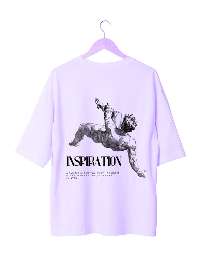 Inspiration Unisex White T-Shirt (Oversized)