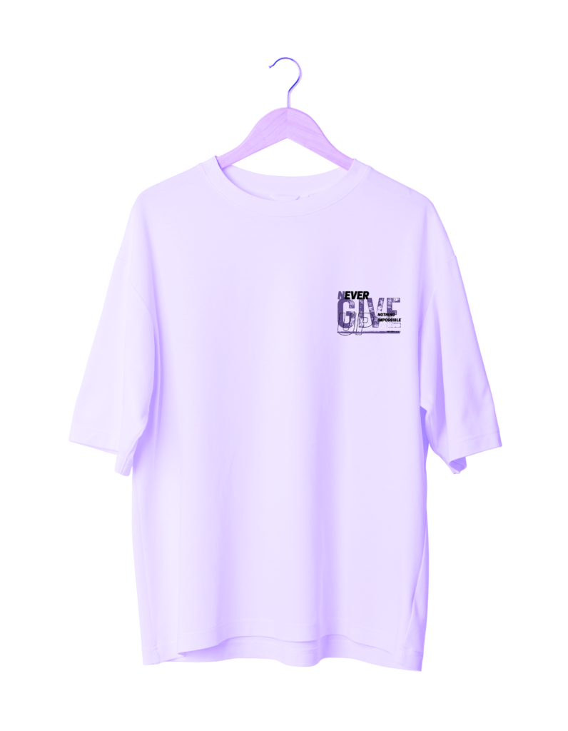 Never Give Up Tee (Oversized)