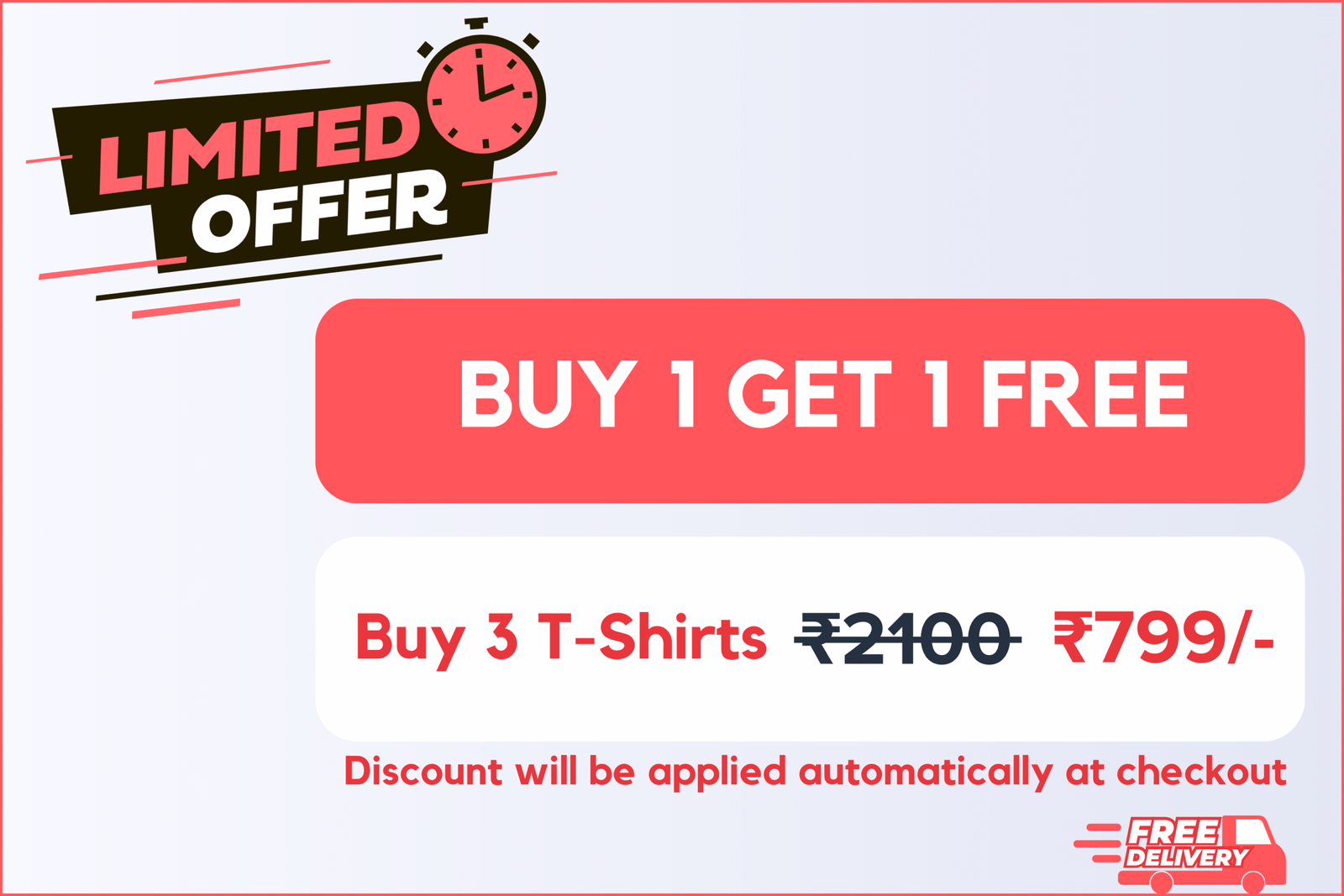 Regular Fit T-Shirts Promotion