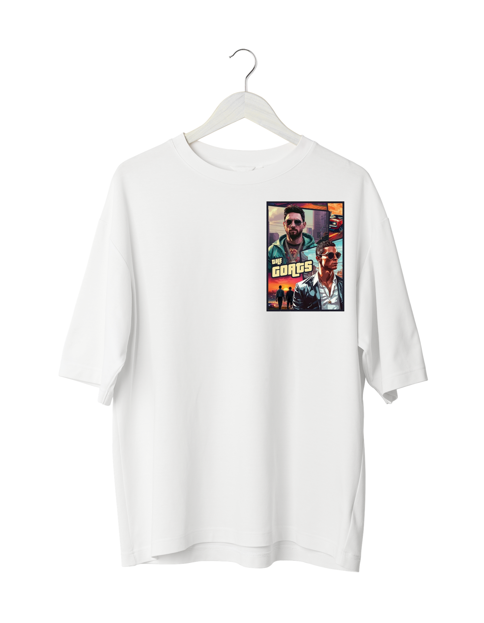 The GOATs T-Shirt white | (Oversized)