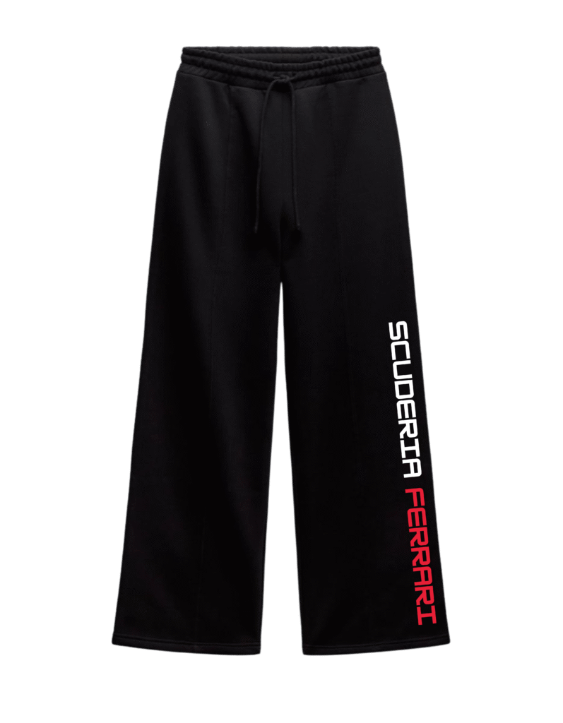 Charles Leclerc F1 Co-ord Set  – Oversized Hoodie & Baggy Joggers (Black)