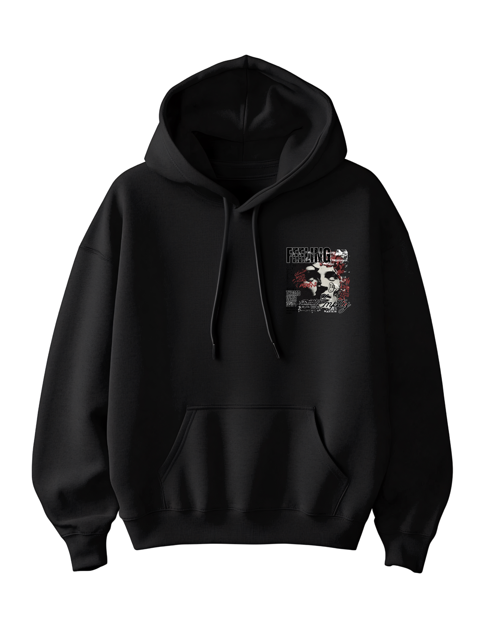 Silent Chaos Hoodie - Oversized Fit