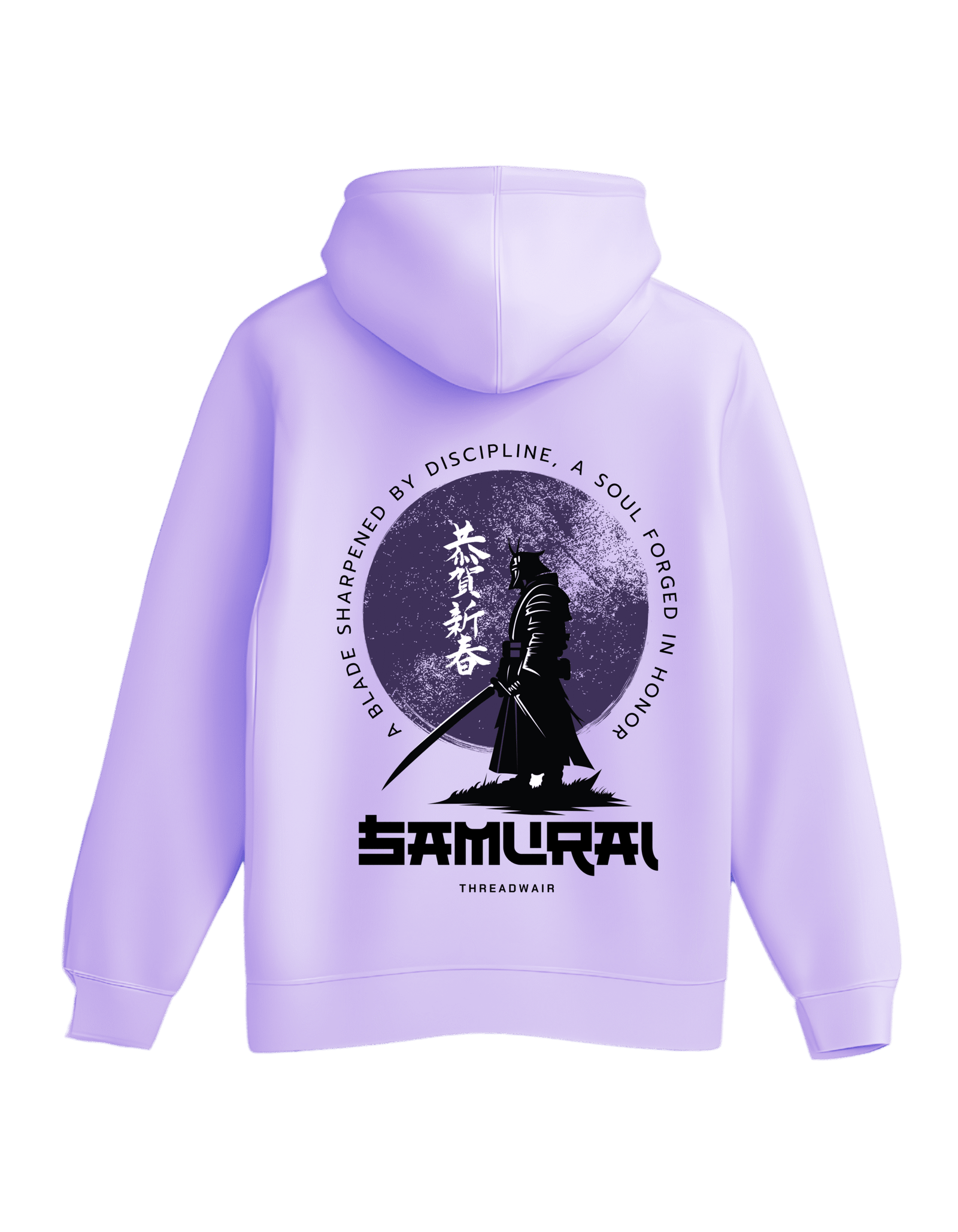 Samurai Oversized Hoodie - Back