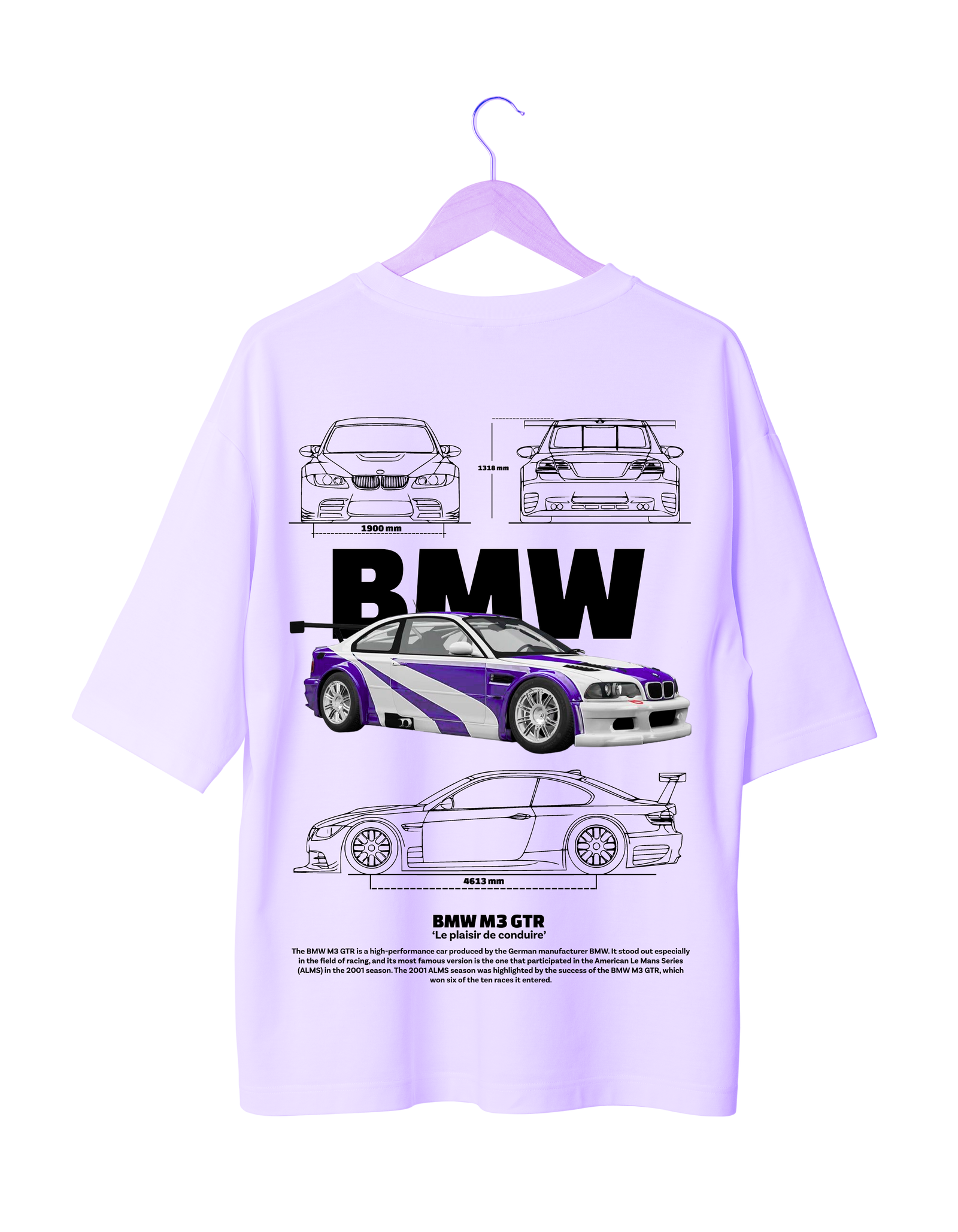 BMW M3 GTR Lavender (Oversized)
