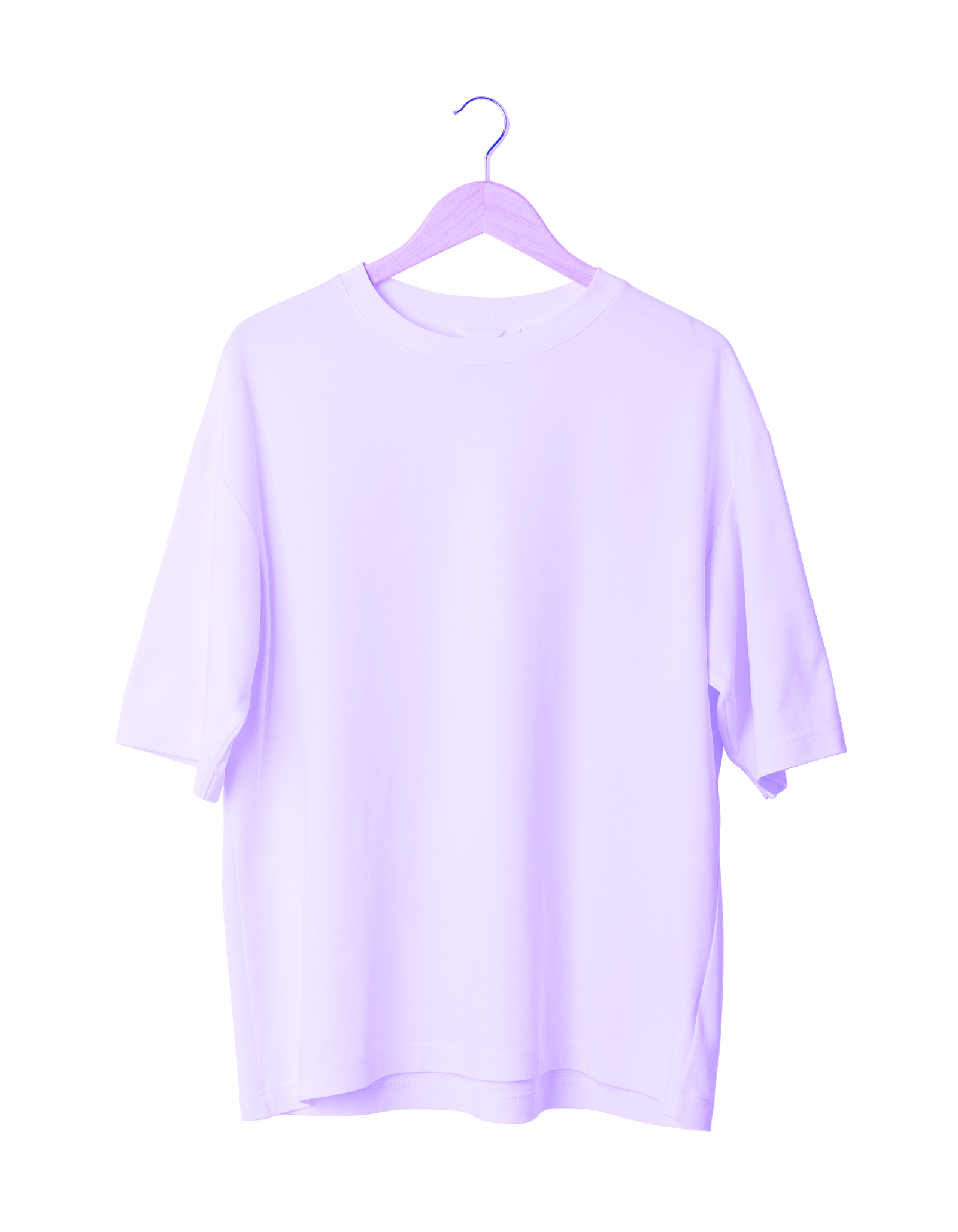 Lavender Solid T-Shirt (Front)