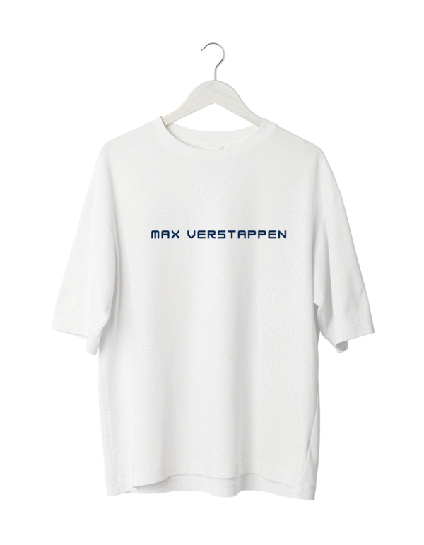 Max Verstappen World Champion Graphic T-Shirt White| (OVERSIZED)