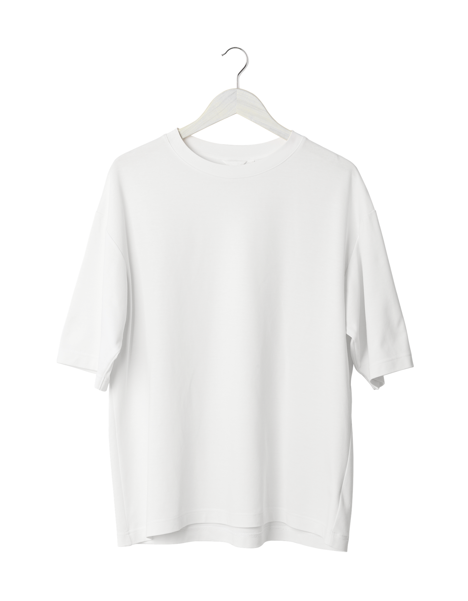 White Solid T-Shirt (Front)