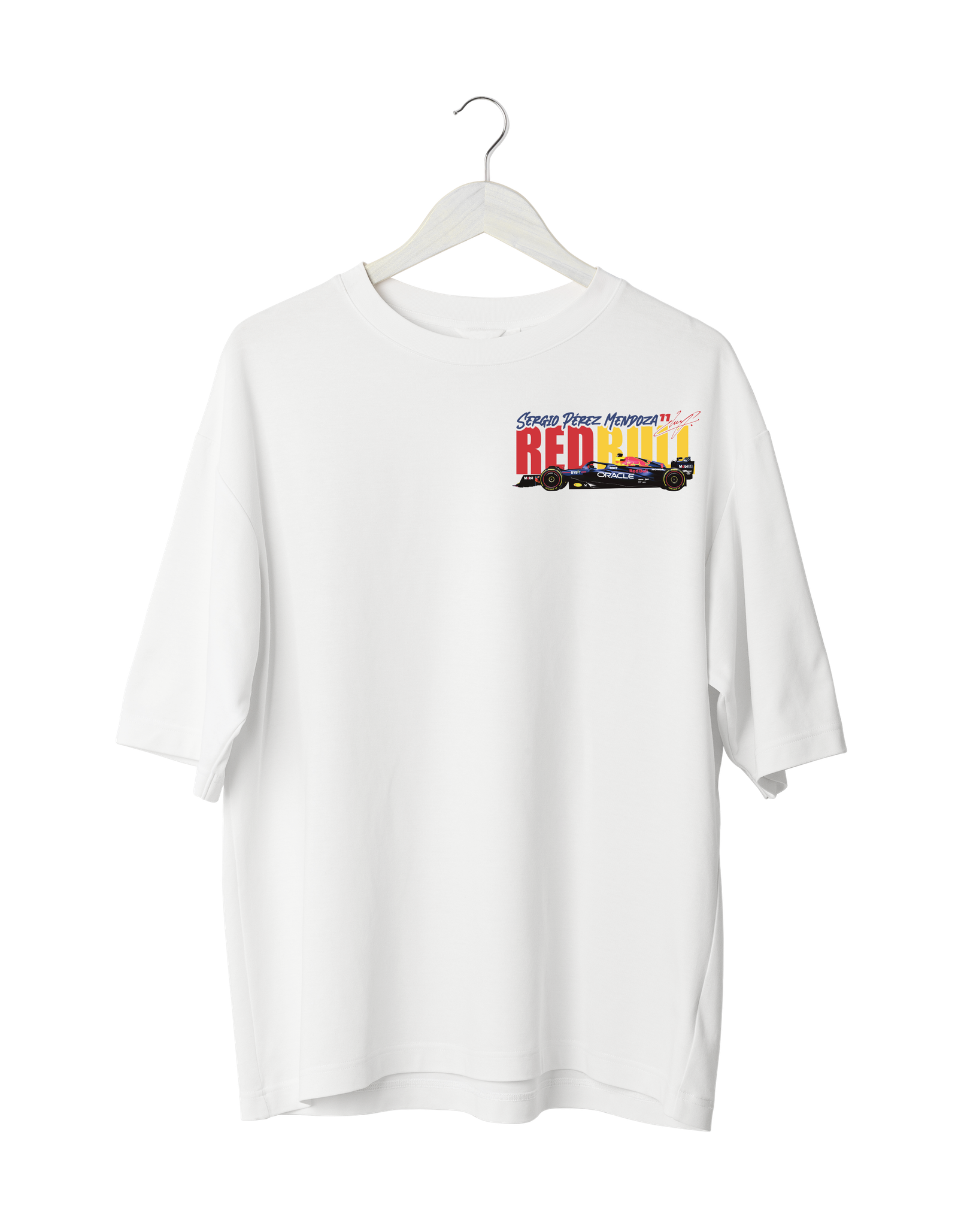 Red Bull Racing T-Shirt | WHITE |  (Oversized)