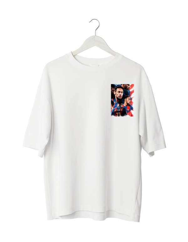 Neymar Jr T-Shirt WHITE  (OVERSIZED)