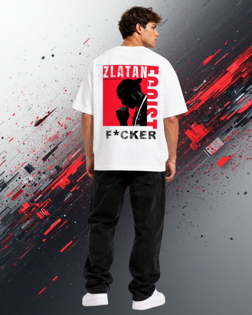 Zlatan Icon Legacy T-Shirt WHITE  (OVERSIZED)
