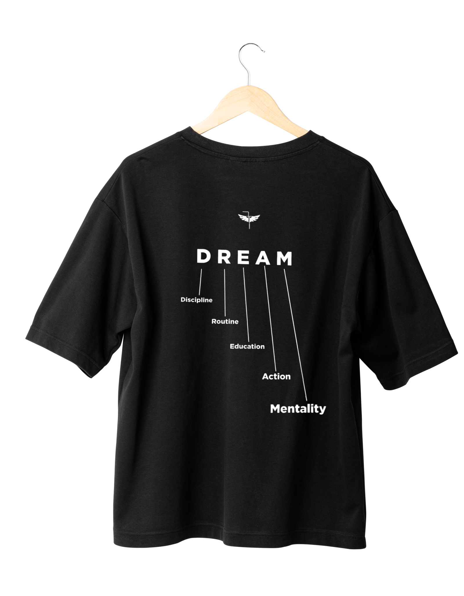 Dream T-Shirt Black (Oversized)