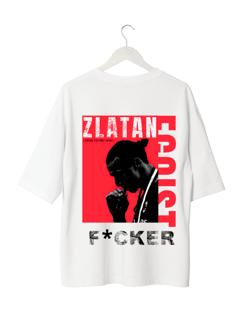 Zlatan Icon Legacy T-Shirt WHITE  (OVERSIZED)