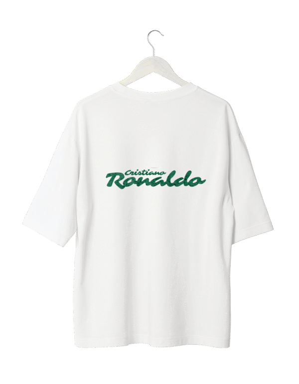 Cristiano Ronaldo T-Shirt WHITE  (OVERSIZED)