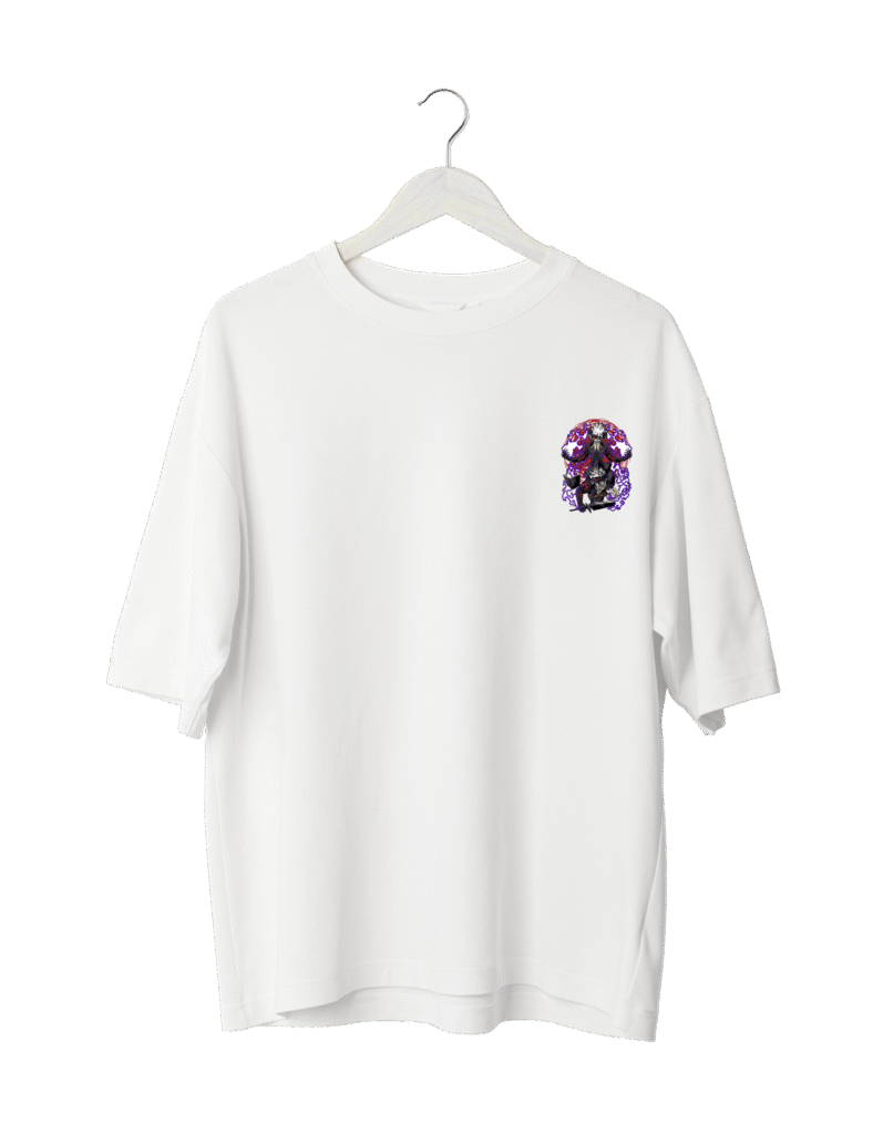 Black Clover-inspired Anime T-Shirt White (OVERSIZED)