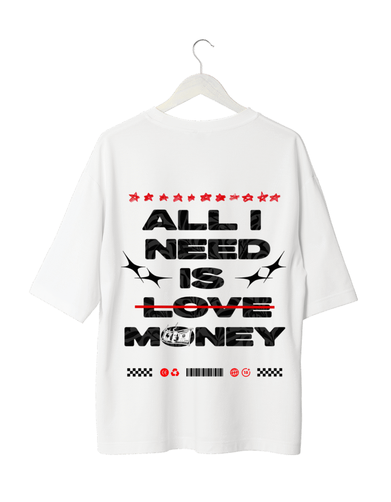 All I Need Is Love (But) Money (OVERSIZED)