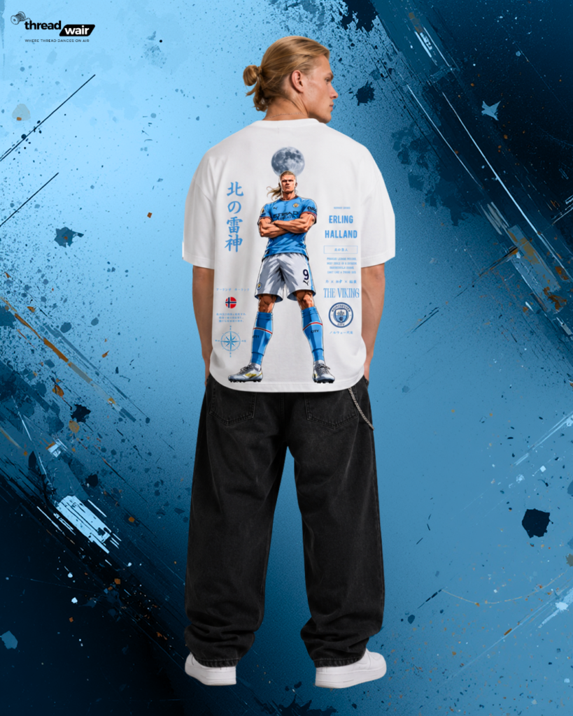 Haaland Graphic T-Shirt (Oversized)
