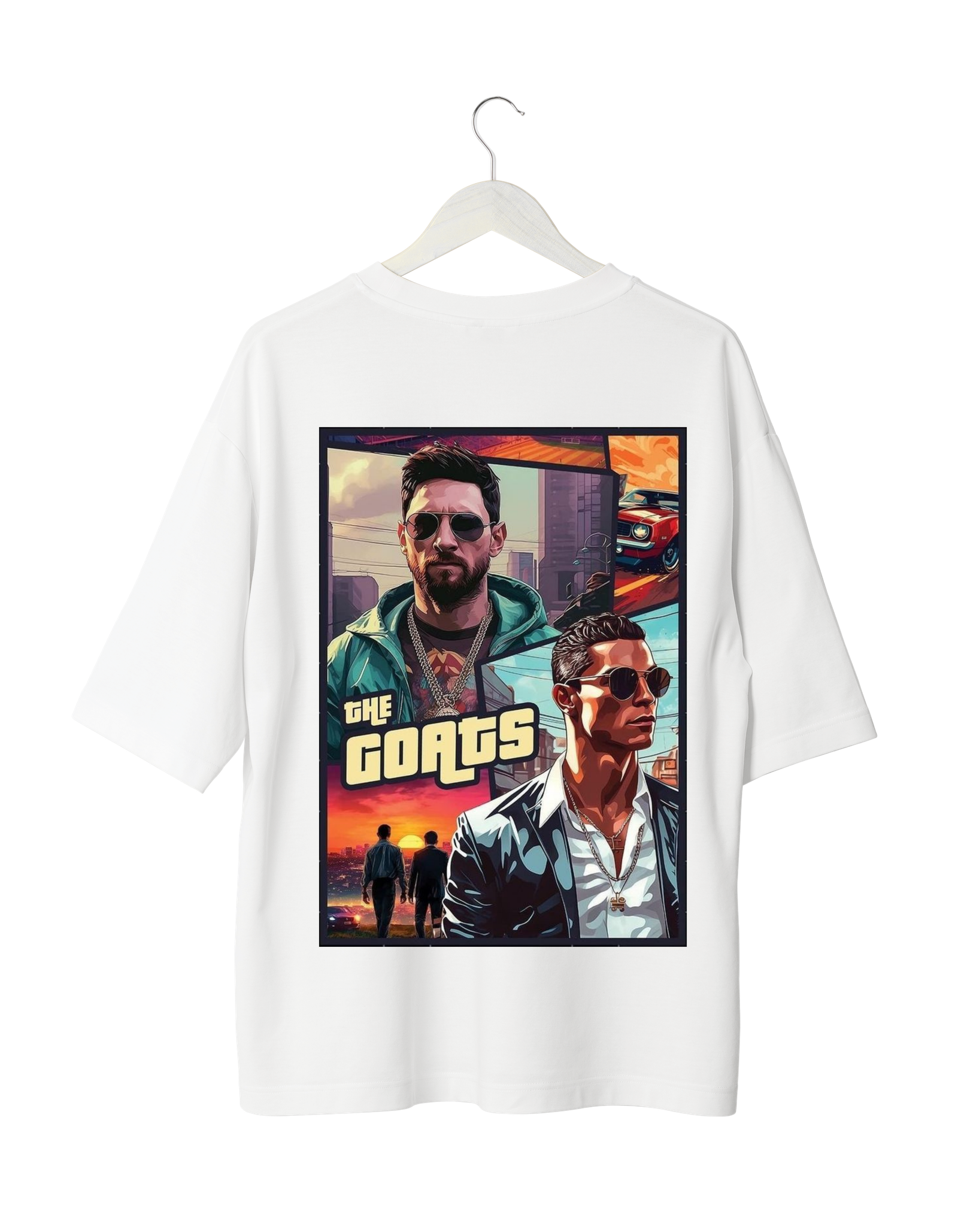 The GOATs oversized t-shirt white